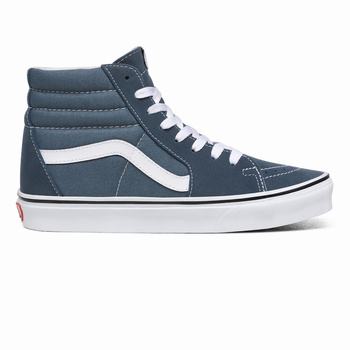 Férfi Vans Sk8-Hi Magasszárú Cipő VA8250976 Kék/Fehér